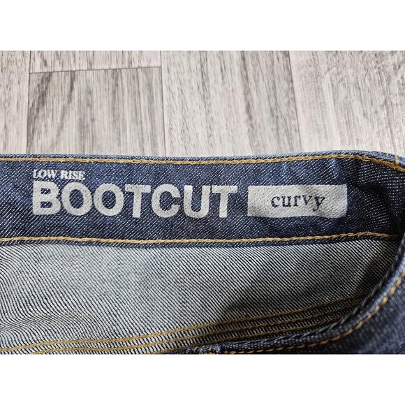 New York & Company Jeans Womens 2 Blue Low Rise Bootcut Curvy Stretch Denim - Picture 5 of 13